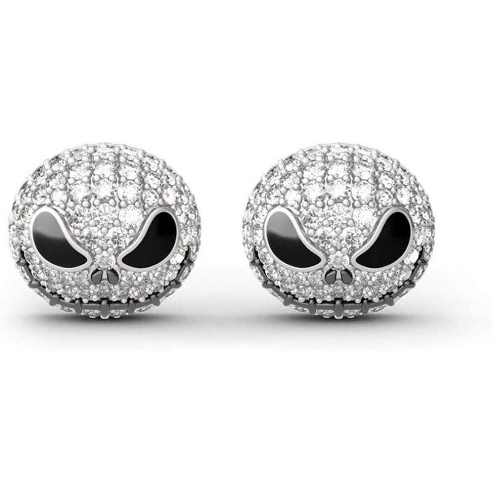 1.5 Carat Nightmare Earrings Stud Earrings For Women Men Diamond Earrings Halloween Jewelry Romantic Jewelry Gift - Image 2