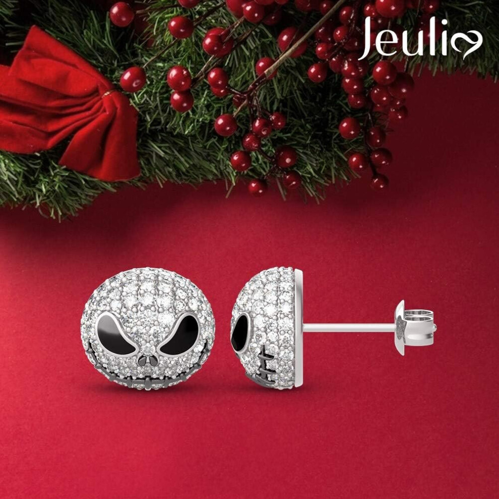 1.5 Carat Nightmare Earrings Stud Earrings For Women Men Diamond Earrings Halloween Jewelry Romantic Jewelry Gift - Image 4