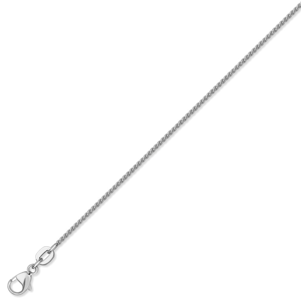 (16) Platinum Platinum Spiga Chain 16"/40Cm - CLNR02376 - Image 2
