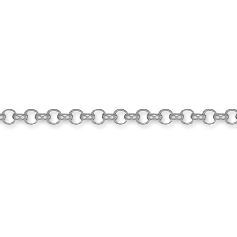(18) Sterling Silver 5mm Gauge Belcher Chain