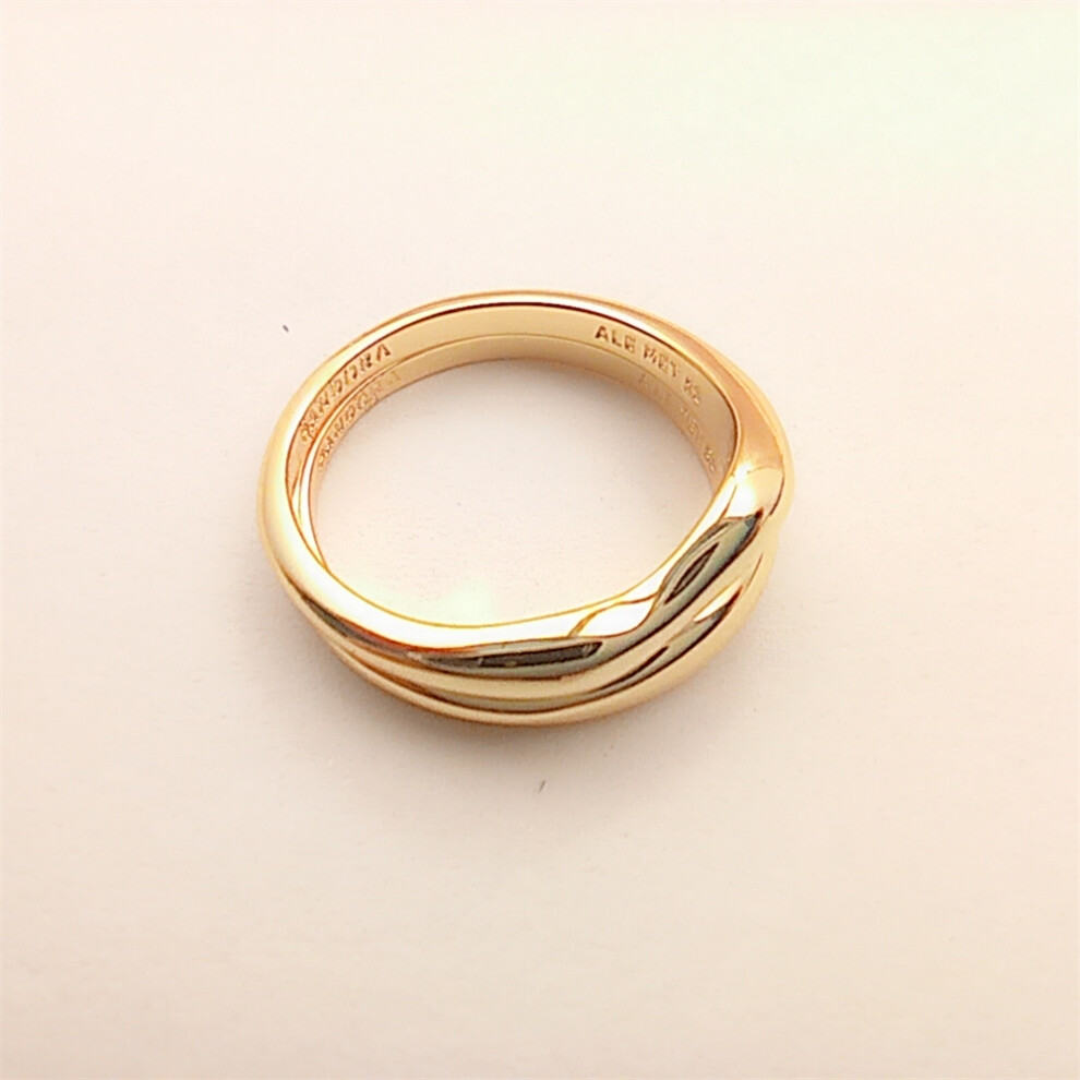 (52) PANDORA ESSENCE Organically Shaped Stacking Rings - Image 2