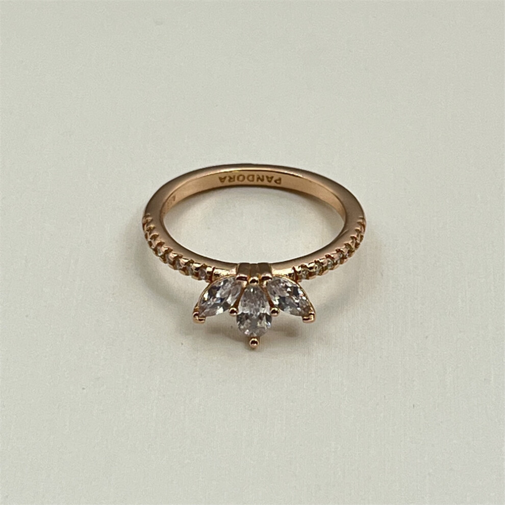 (52) Pandora Rosé Ring Sparkling Herbarium Cluster - Image 2