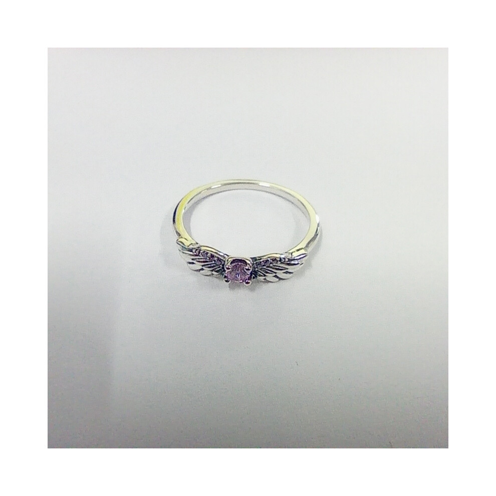 (56) PANDORA Sparkling Angel Wings Ring S925 ALE - Image 3