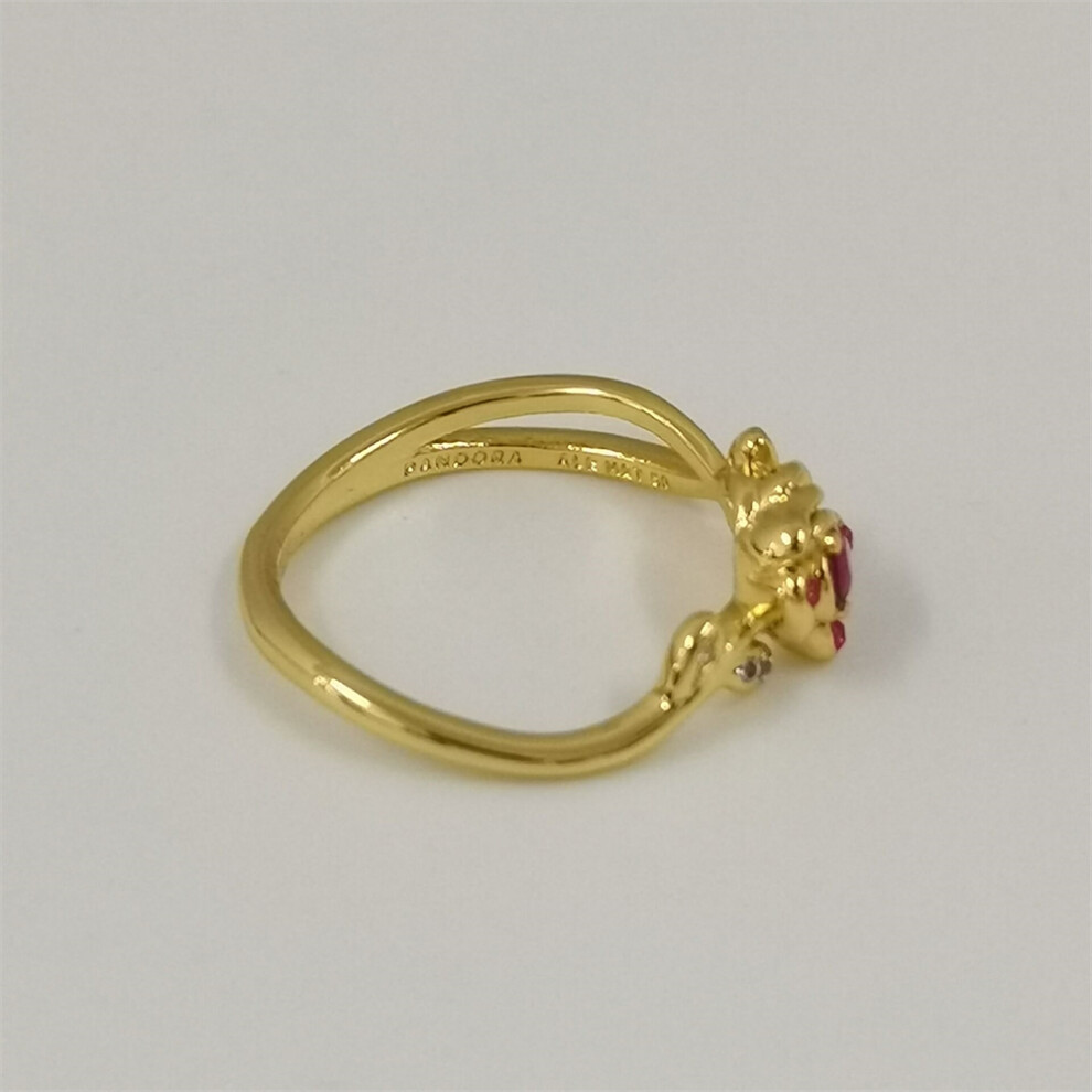 (58) pandora beauty and the beast rose ring - Image 3
