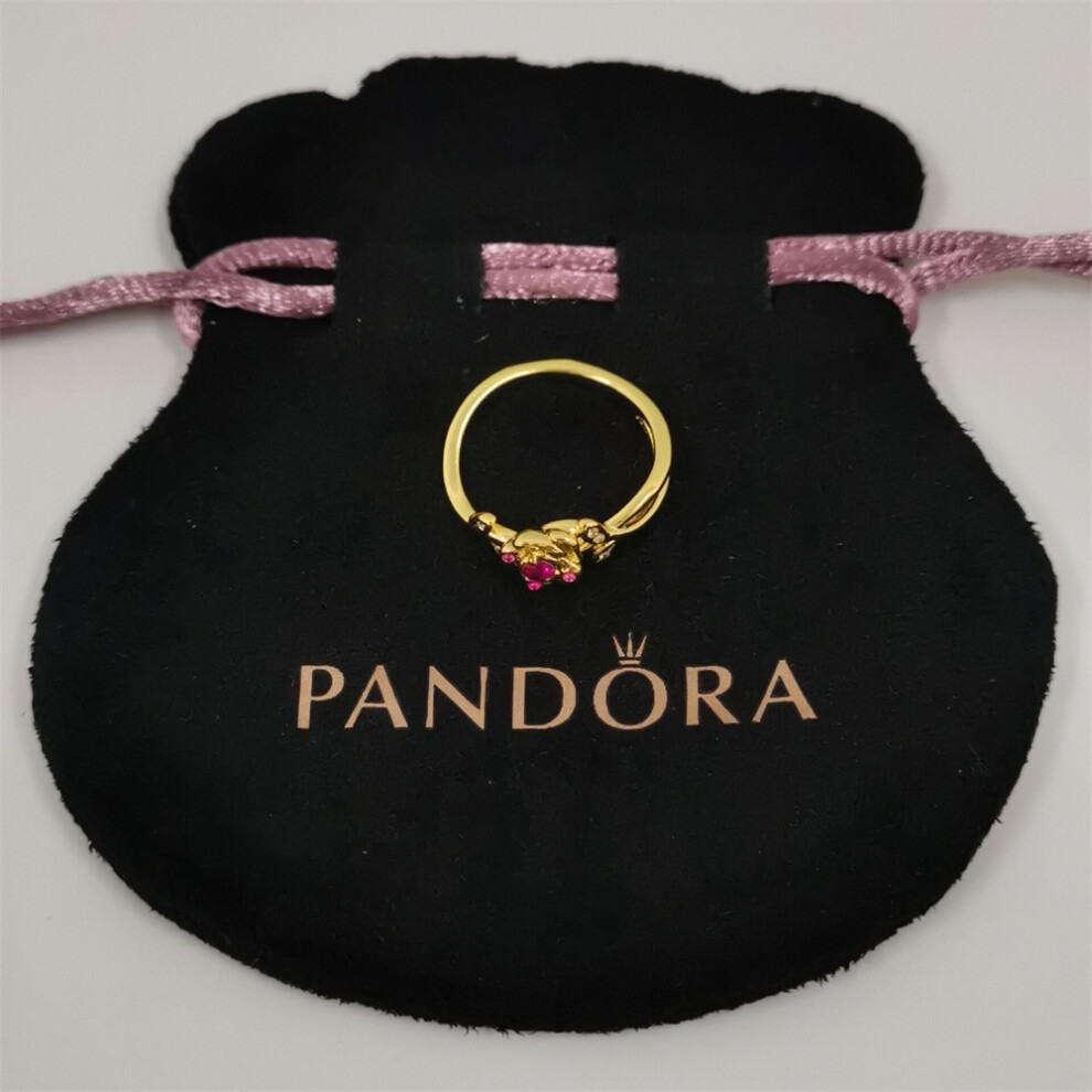 (58) pandora beauty and the beast rose ring - Image 6