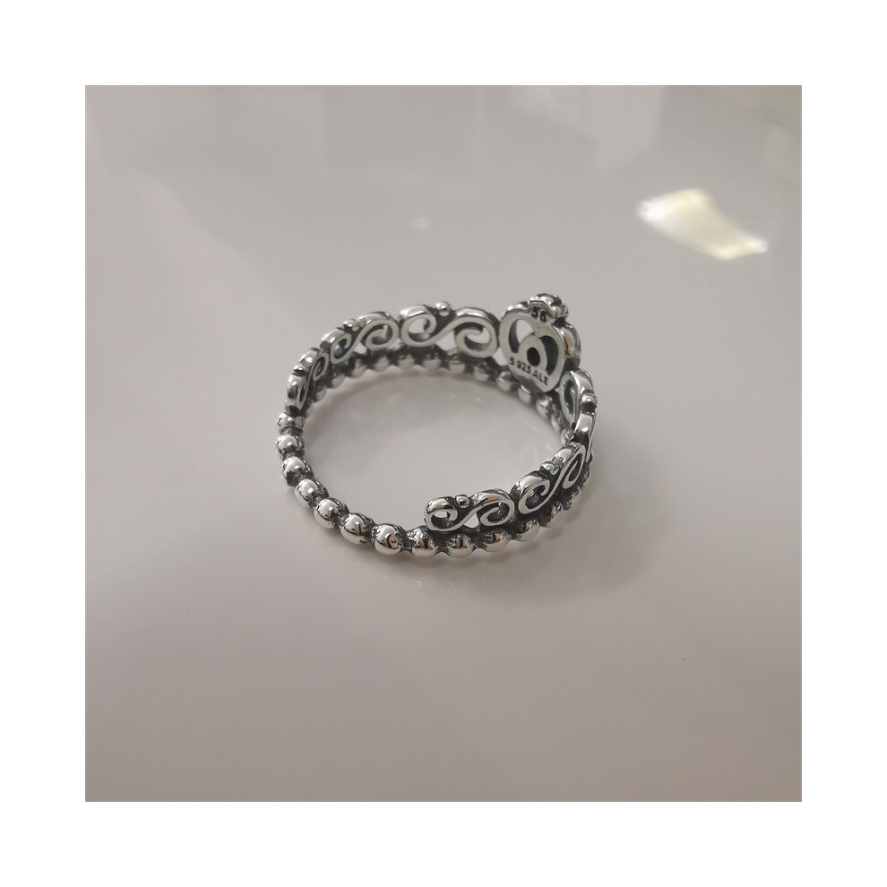 (58) Pandora Princess Tiara Ring S925 Ale Gift Pouch - Image 3