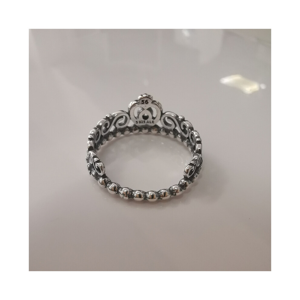 (58) Pandora Princess Tiara Ring S925 Ale Gift Pouch - Image 4