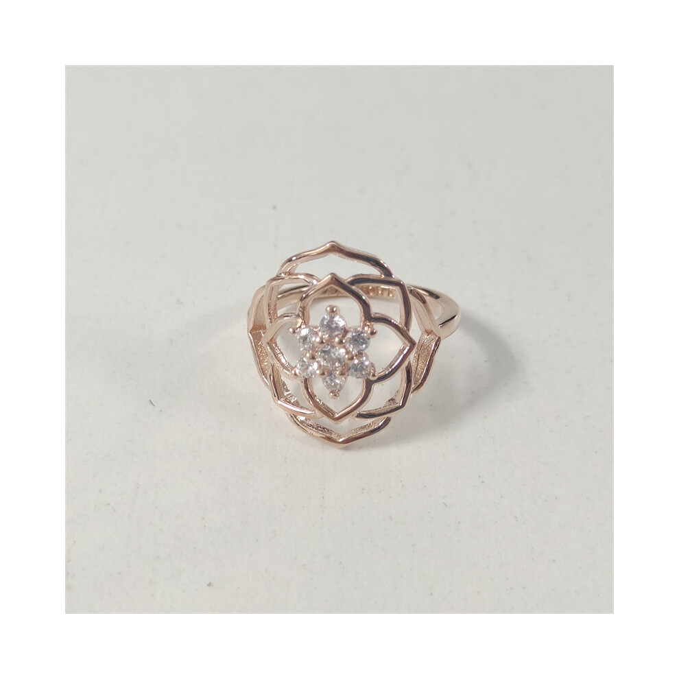 (58) Pandora rose petals statement ring ale met - Image 2
