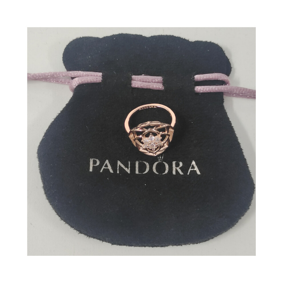 (58) Pandora rose petals statement ring ale met - Image 5