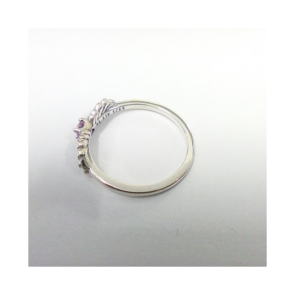 (58) PANDORA Sparkling Angel Wings Ring S925 ALE - Image 4