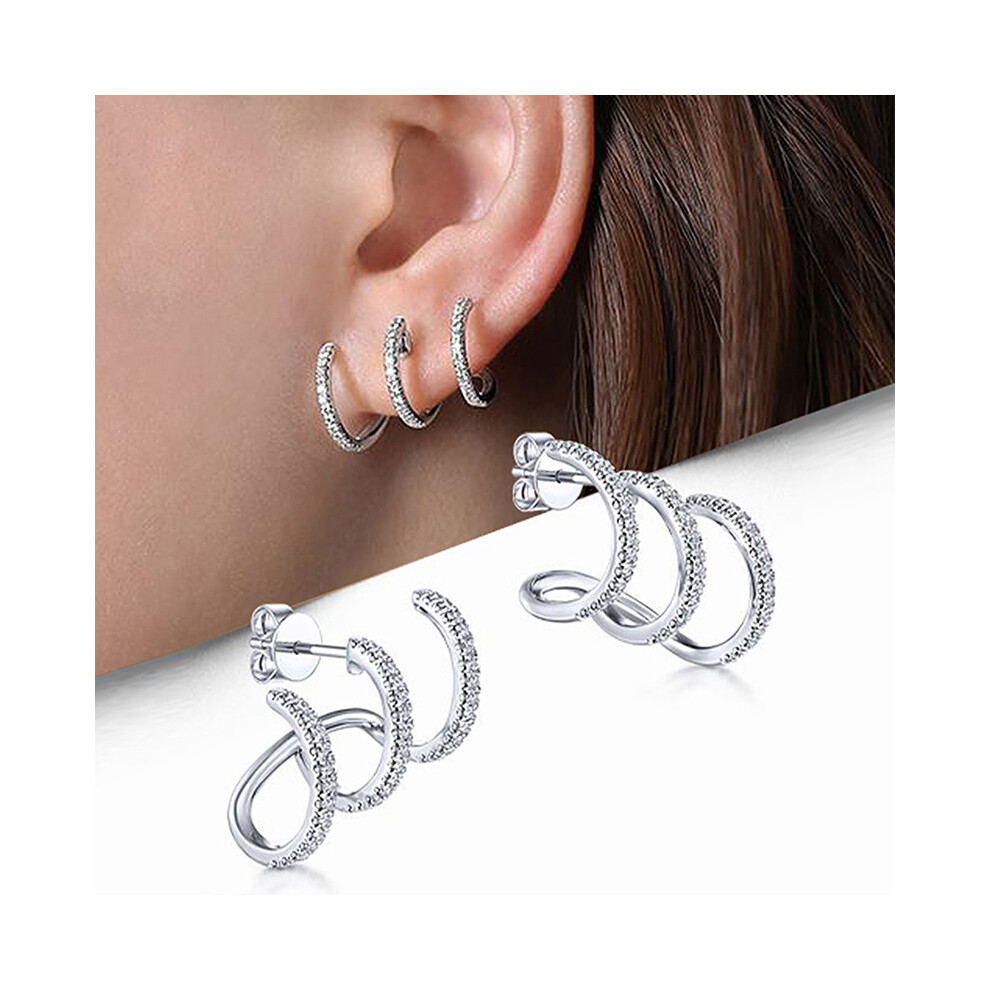 9-Pair Earrings Set, Elegant and Versatile Collection for Every Occasion (with 9 Individual Jewelry Boxes) - Image 5