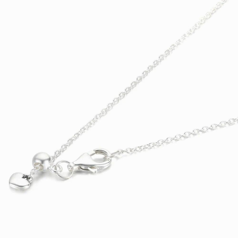 925 Sterling Silver Domed Golden Heart Collier Necklace Fit Women Bead Charm Gift DIY Jewelry - Image 4