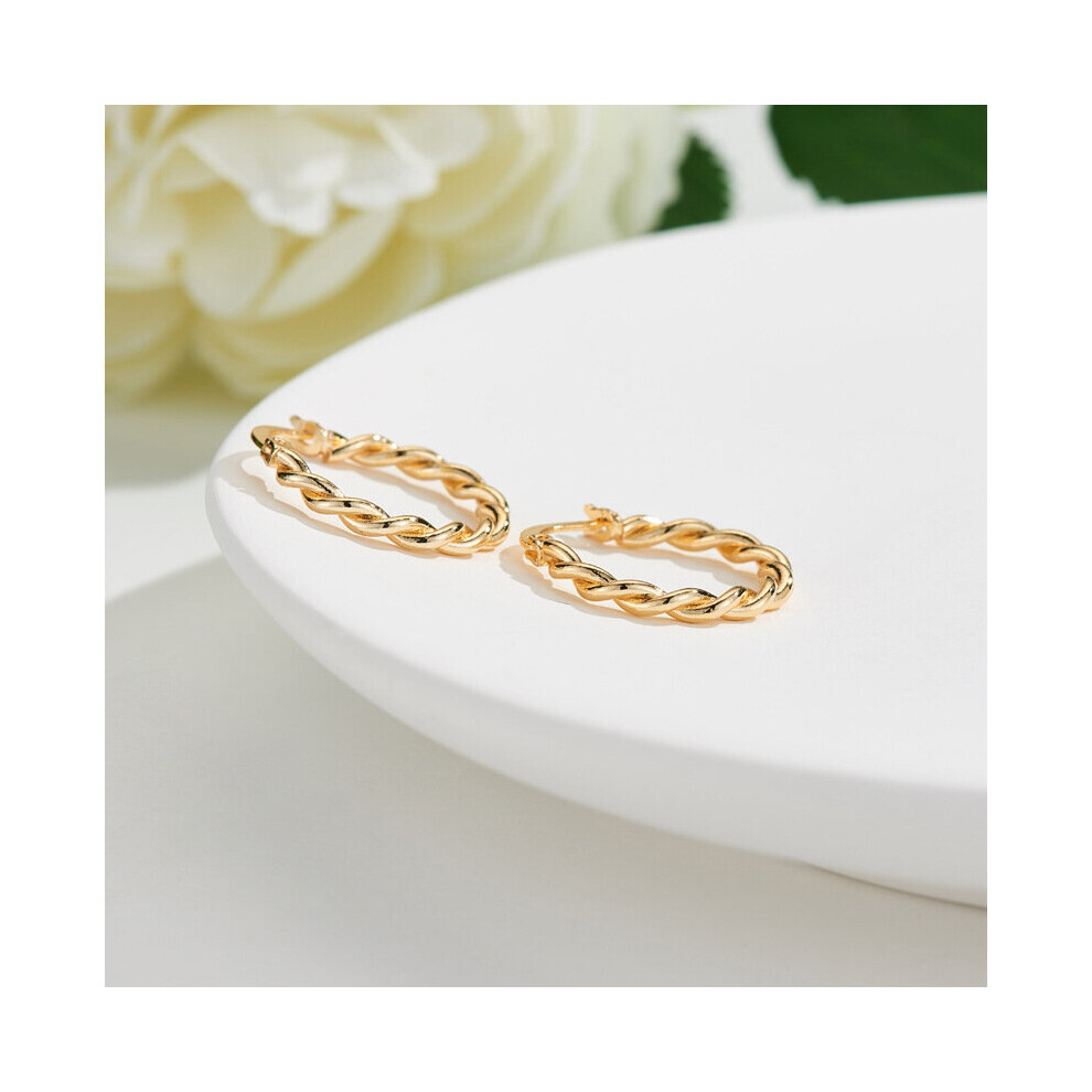 925 Sterling Silver Earrings Circle hoop Earrings For Women Gift Earings jewelry - Image 7