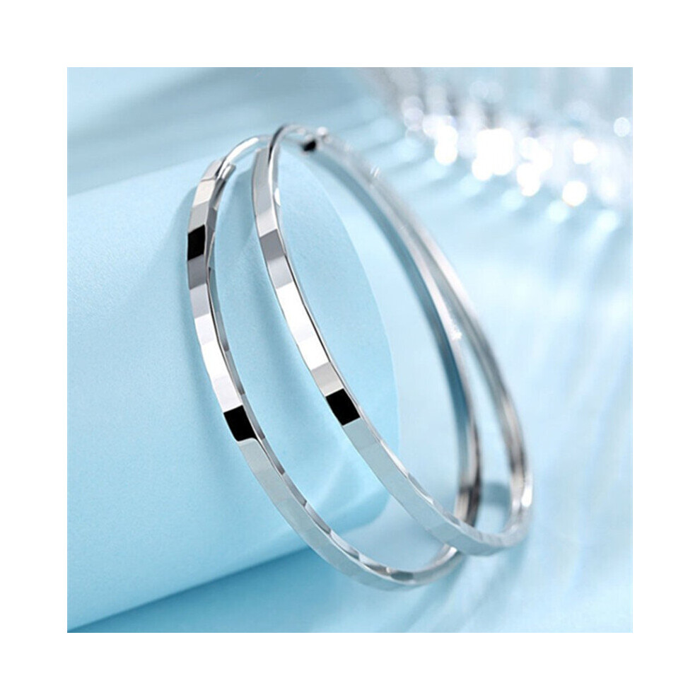 925 Sterling Silver Earrings Hoop Earrings Earrings for Women Big Earrings Personality for women