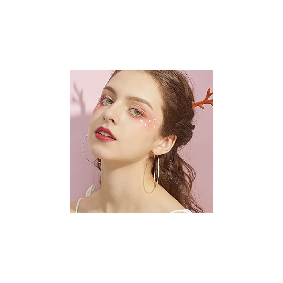 925 Sterling Silver Large Hoop Earrings Circle Endless Dainty Huggie Big Hoops Earring for Women Girls Fashion Gifts80mm - Image 2