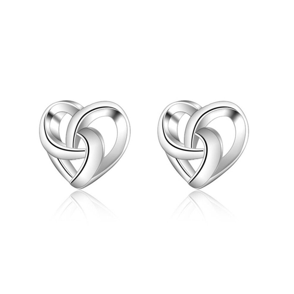 925 sterling silver stud earrings heart shape earrings for women friday deals
