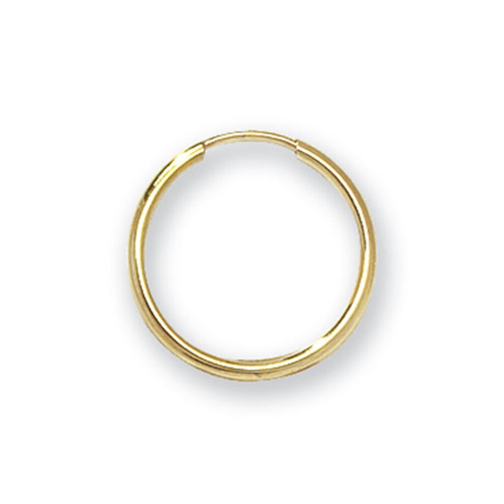 9ct Yellow Gold 16MM Sleeper Earrings