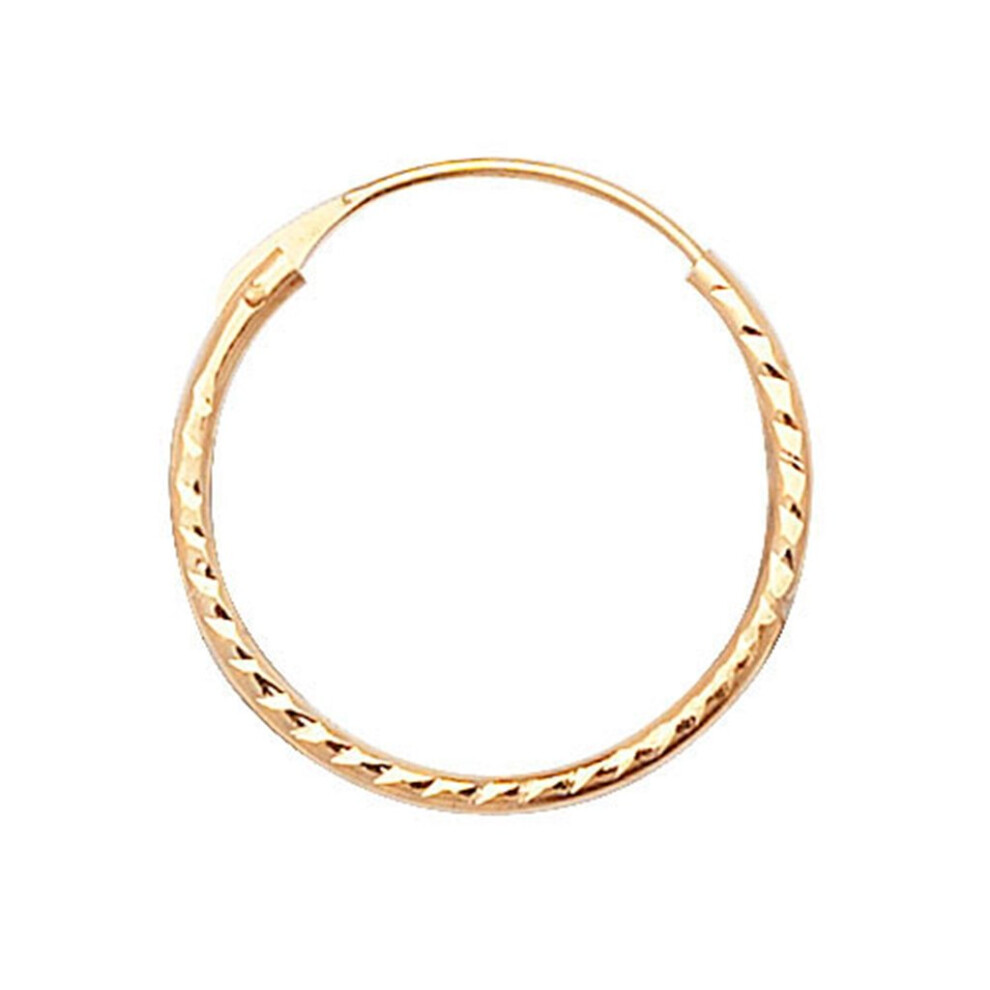 9ct Yellow Gold Sleeper Earrings