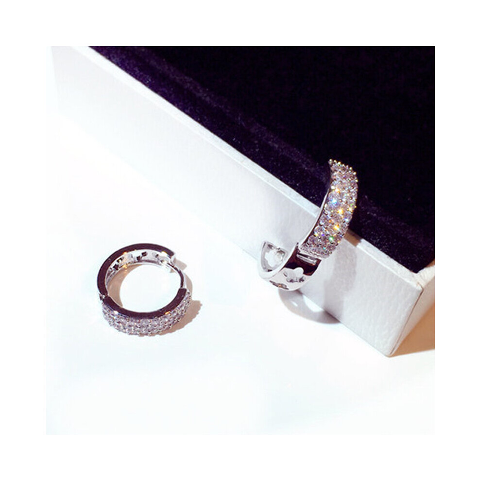 Bling Pave Zircon Earring for Women Charm High CZ Circle Earring Brincos Wedding Daily Jewelry Pendant - Image 7