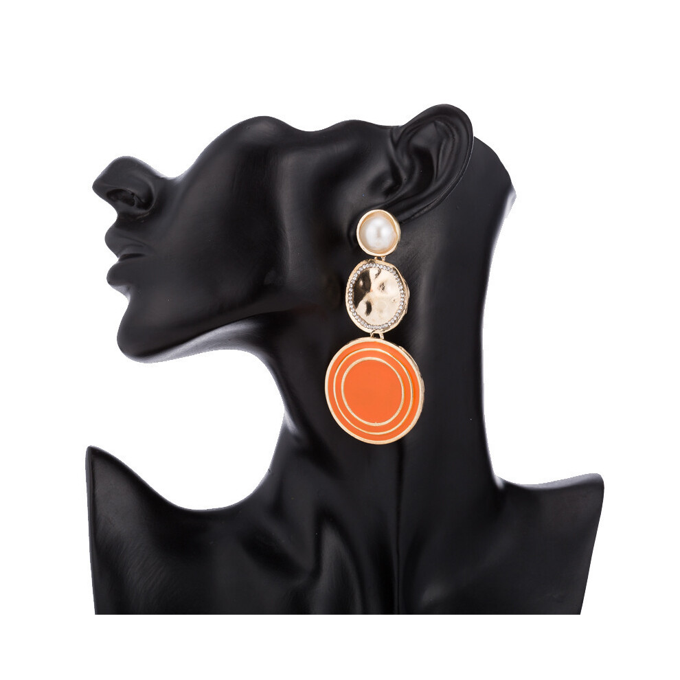 Chic 2021 Fall Pearl Earrings For Women Simple And Stylish Alloy Geometric Design - Image 4
