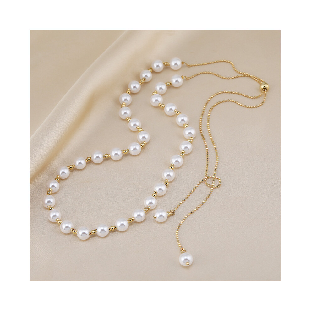 Classic Baroque Pearl Necklace For Women Vintage Style With Geometric Elements Perfect For Any Occasion - Image 6