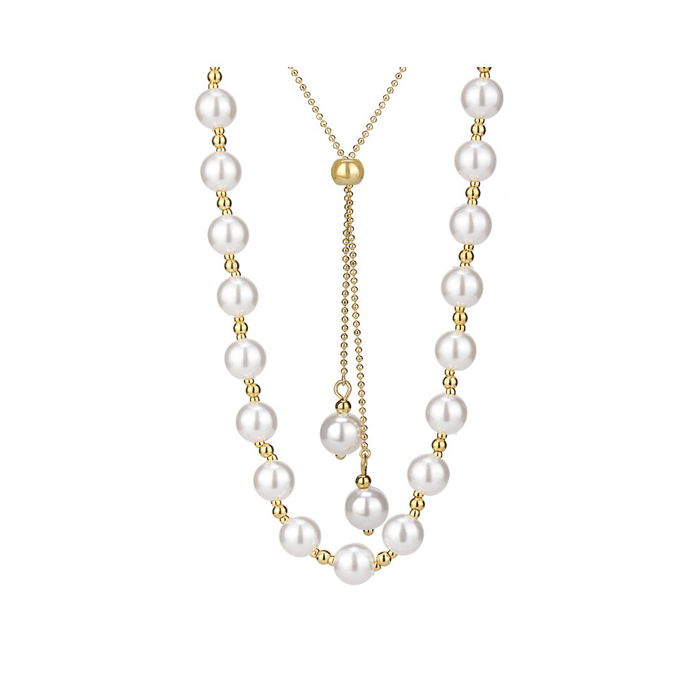 Classic Baroque Pearl Necklace For Women Vintage Style With Geometric Elements Perfect For Any Occasion - Image 7