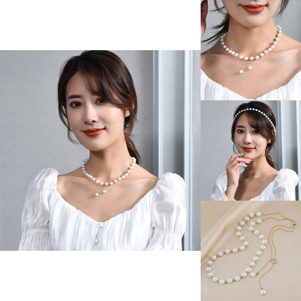 Classic Baroque Pearl Necklace For Women Vintage Style With Geometric Elements Perfect For Any Occasion
