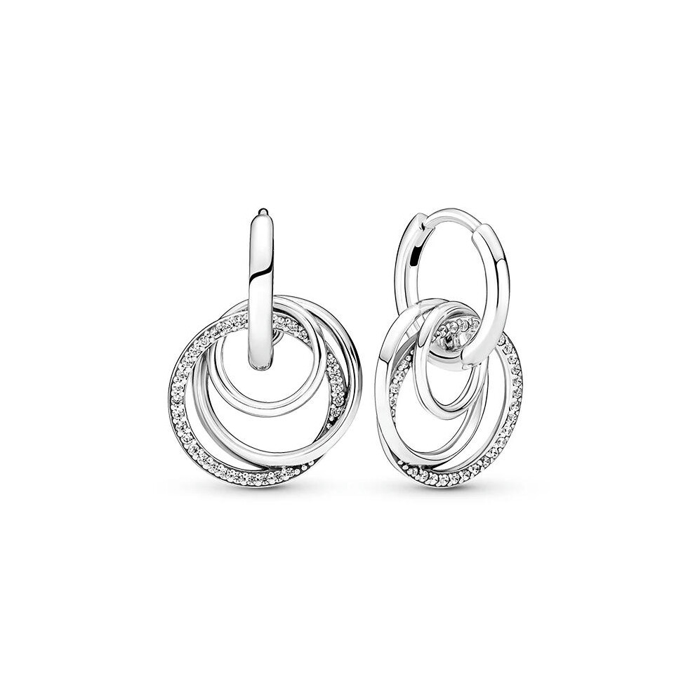 (CPE042) Earring 925 Sterling Silver Heart Hoop Earrings Stud Earrings Silver Women Star Butterfly Earrings for Women Jewelry