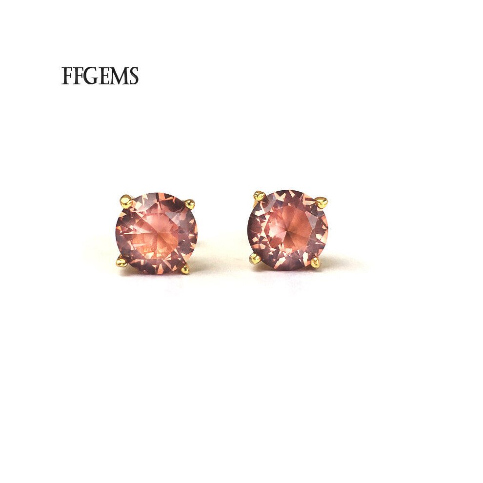 FFGems 925 Silver Sterling Zultanite Stud Earrings Stone Change Fine Jewelry For Women Wedding Party Gift - Image 2