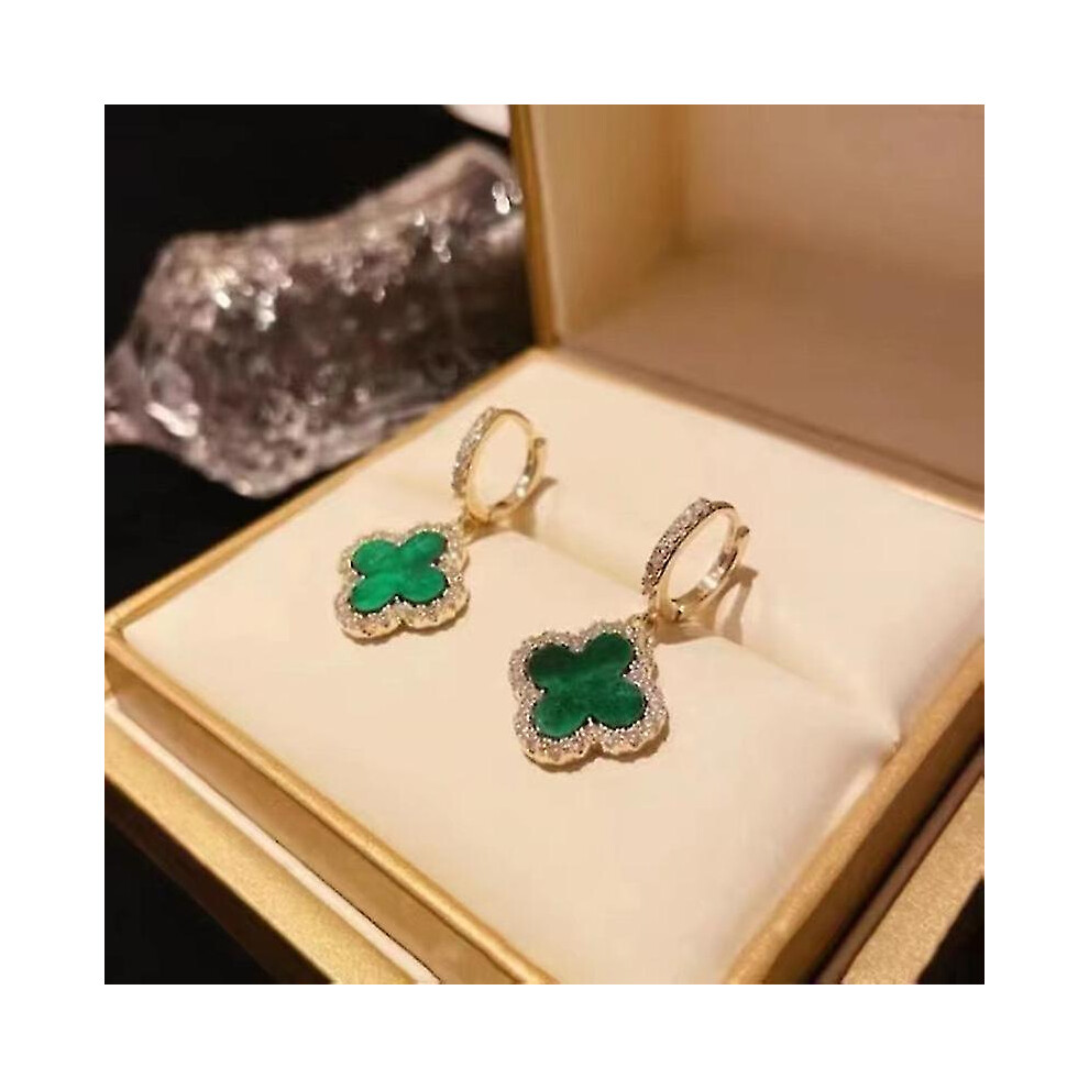 Four-leaf Clover Ear Hook Earrings,stylish - Image 2