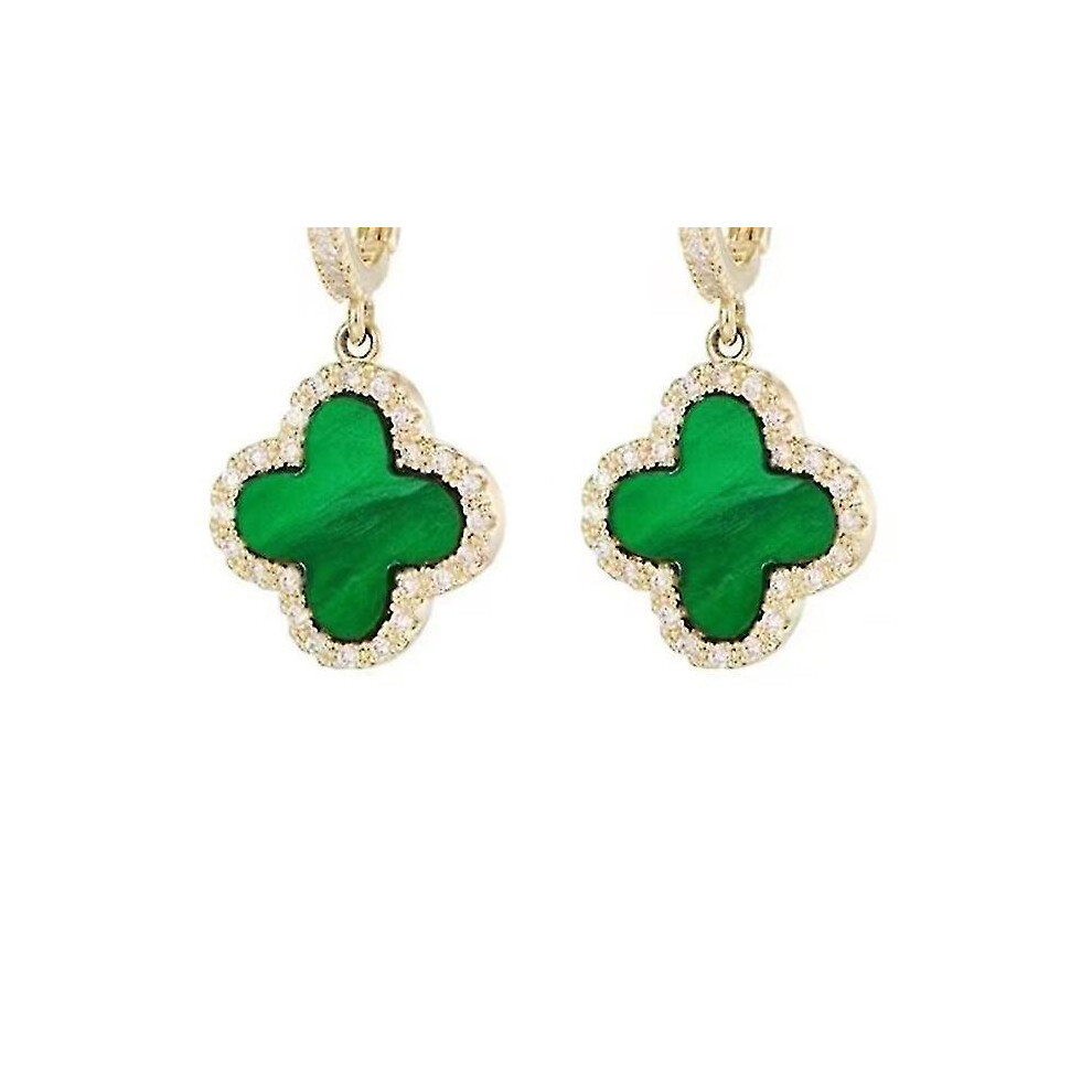 Four-leaf Clover Ear Hook Earrings,stylish - Image 3