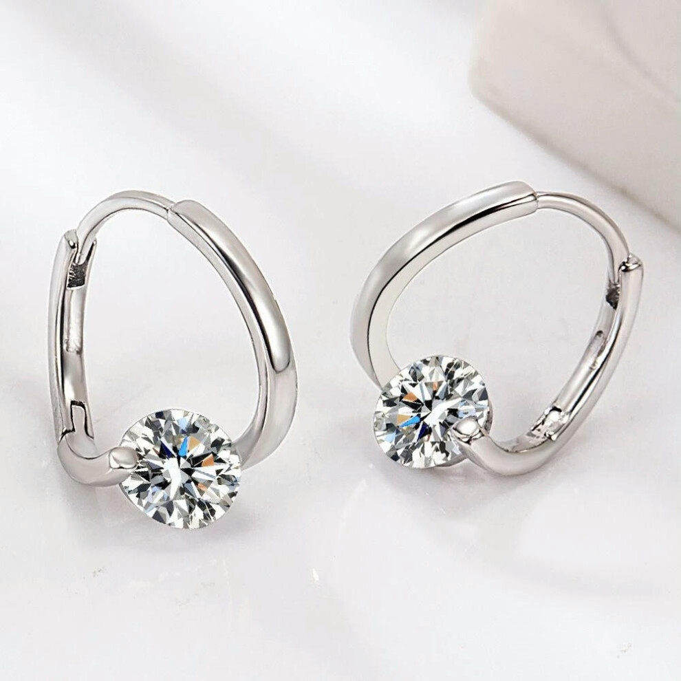 (G0413-1) Lymphvity MagneTherapy Germanium Earrings Lymphatic Drainage Earrings Magnetology Lymphactive Mag Studs Zircon Stud Earrings