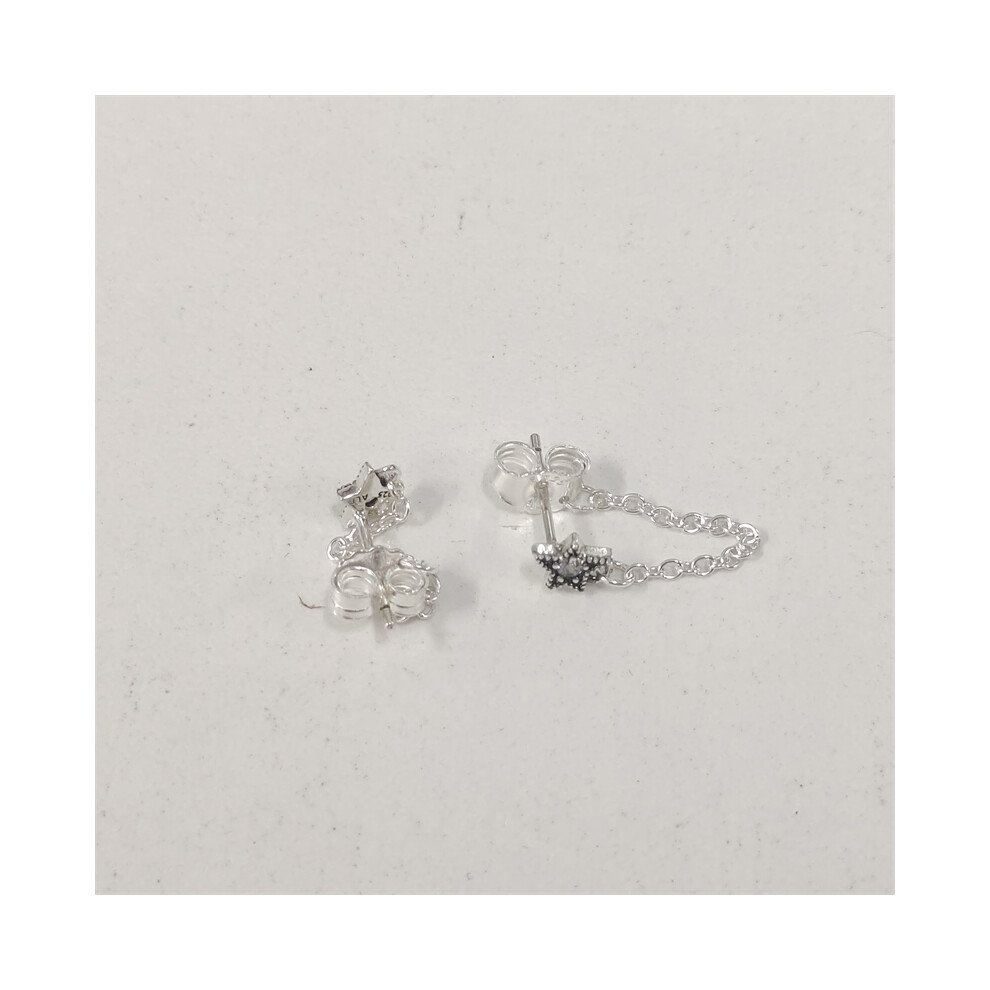 GENUINE PANDORA Celestial Star Stud Earrings - Image 2