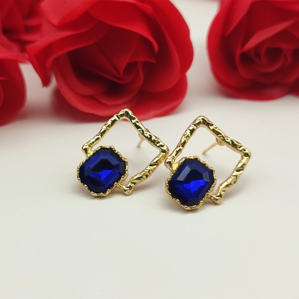 Geometric earrings studs Fashion earrings - Image 3