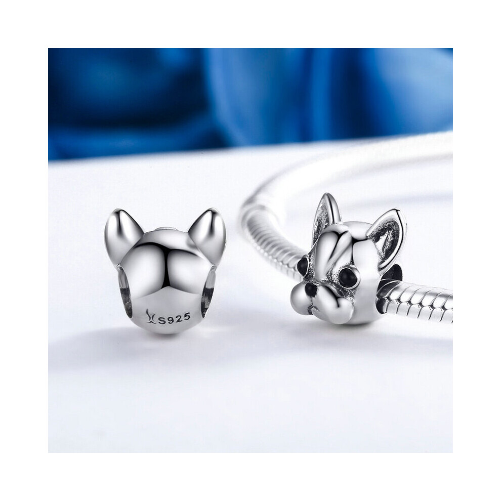 I love My French Bulldog Charm Bead Genuine 925 Sterling Silver Compatible With Pandora Bracelets - Image 5
