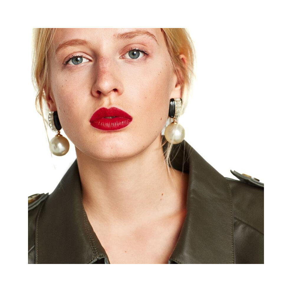 JUJIA simulated pearl Dangle drop Bridal Earrings for Women Vintage Statement Large Faux Pearl Earrings Fashion Jewelry 2017