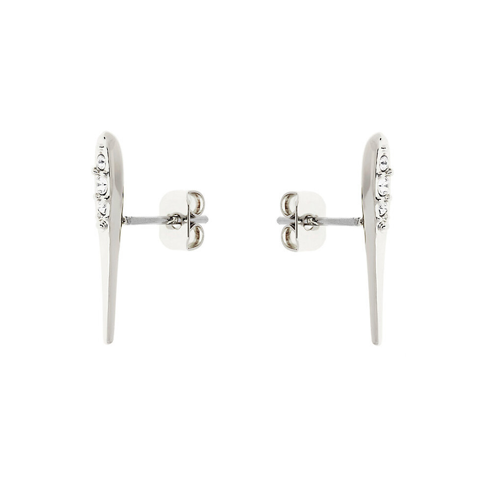 Karen Millen Chasing Swarovski Crystal Drop Earrings - Image 2