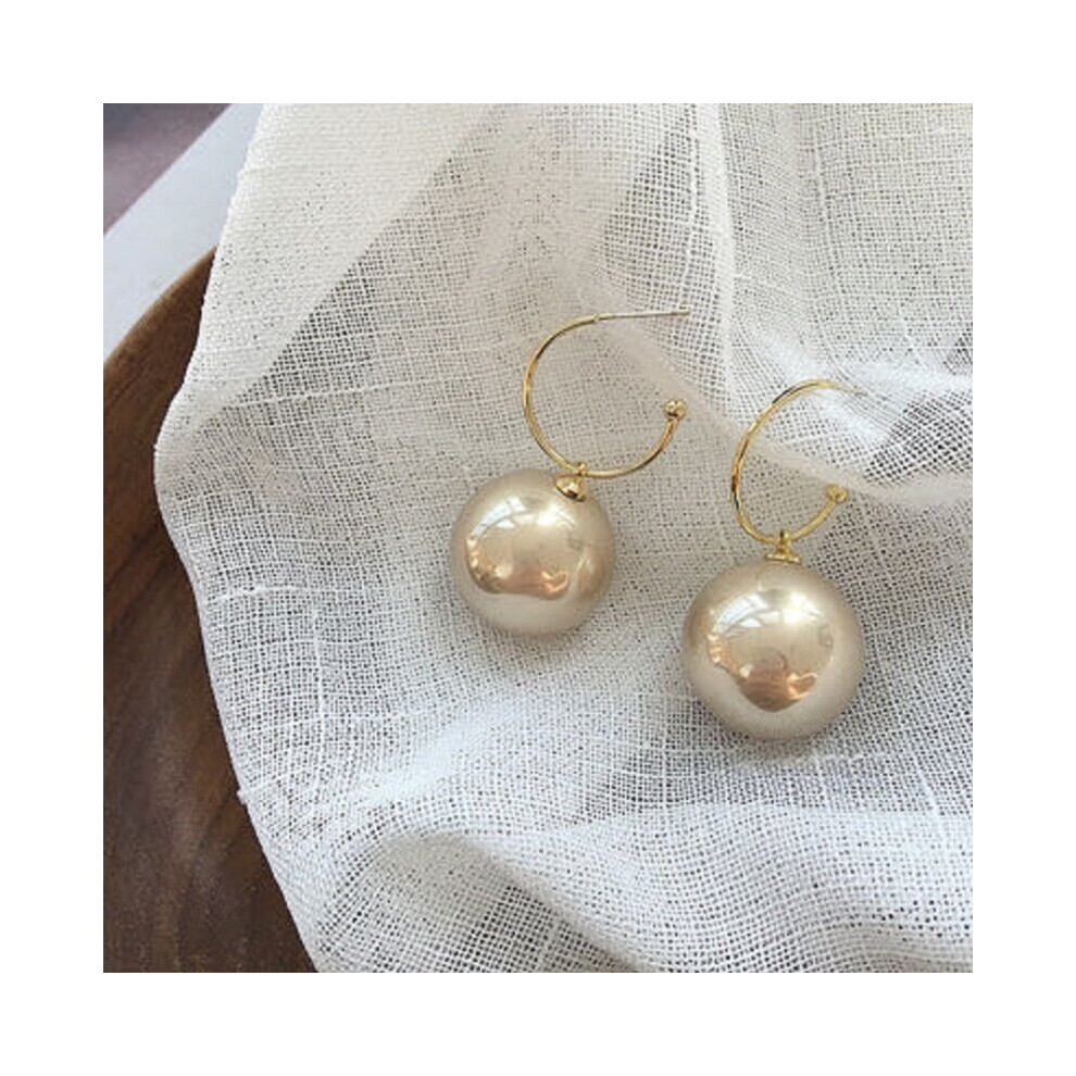 Large Pearl Earrings for Women Dangle Earrings Wedding Jewelry Gift - Image 2