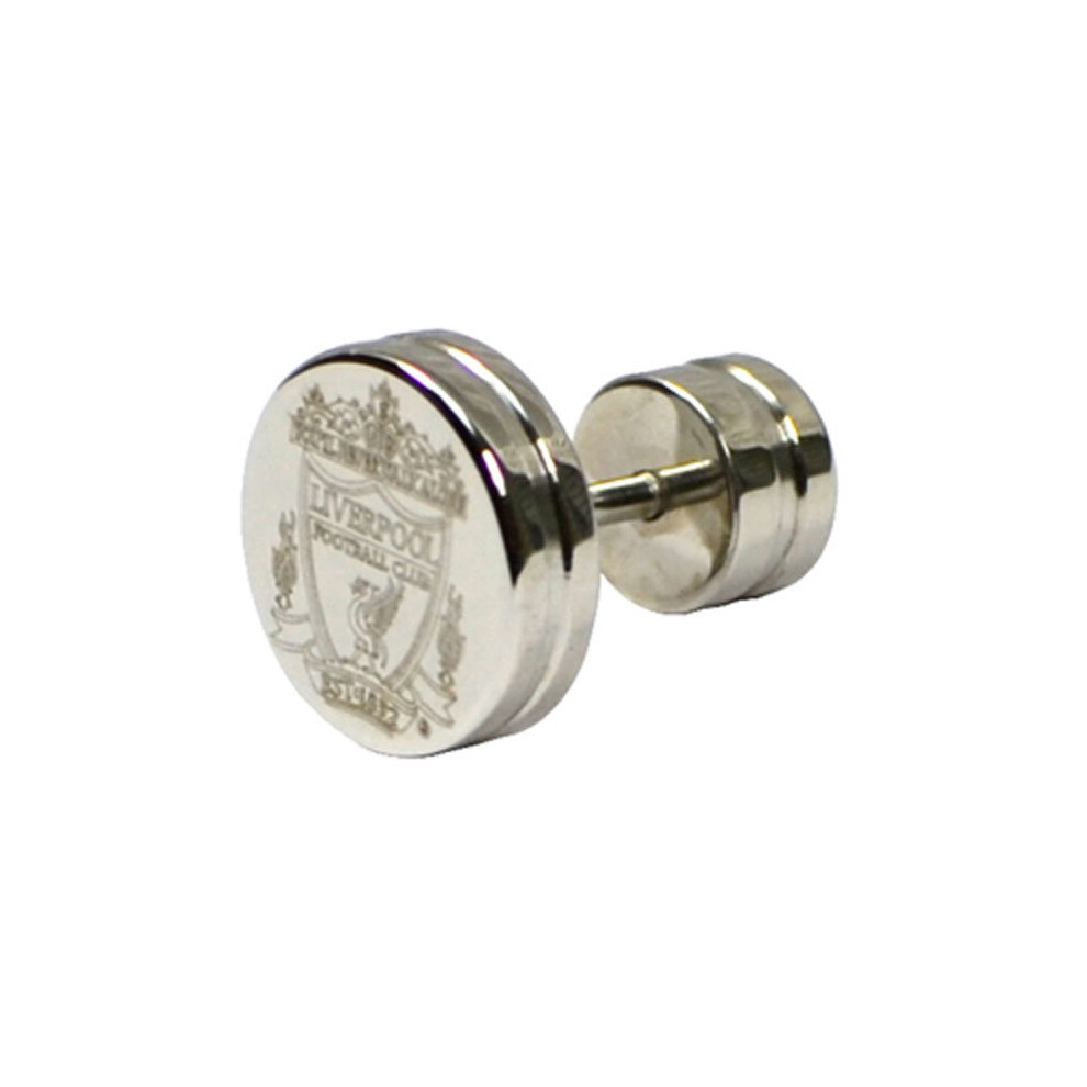 Liverpool Stainless Steel Stud Earring - liverpool stainless steel stud earring fc official football club crest new gift - Image 2