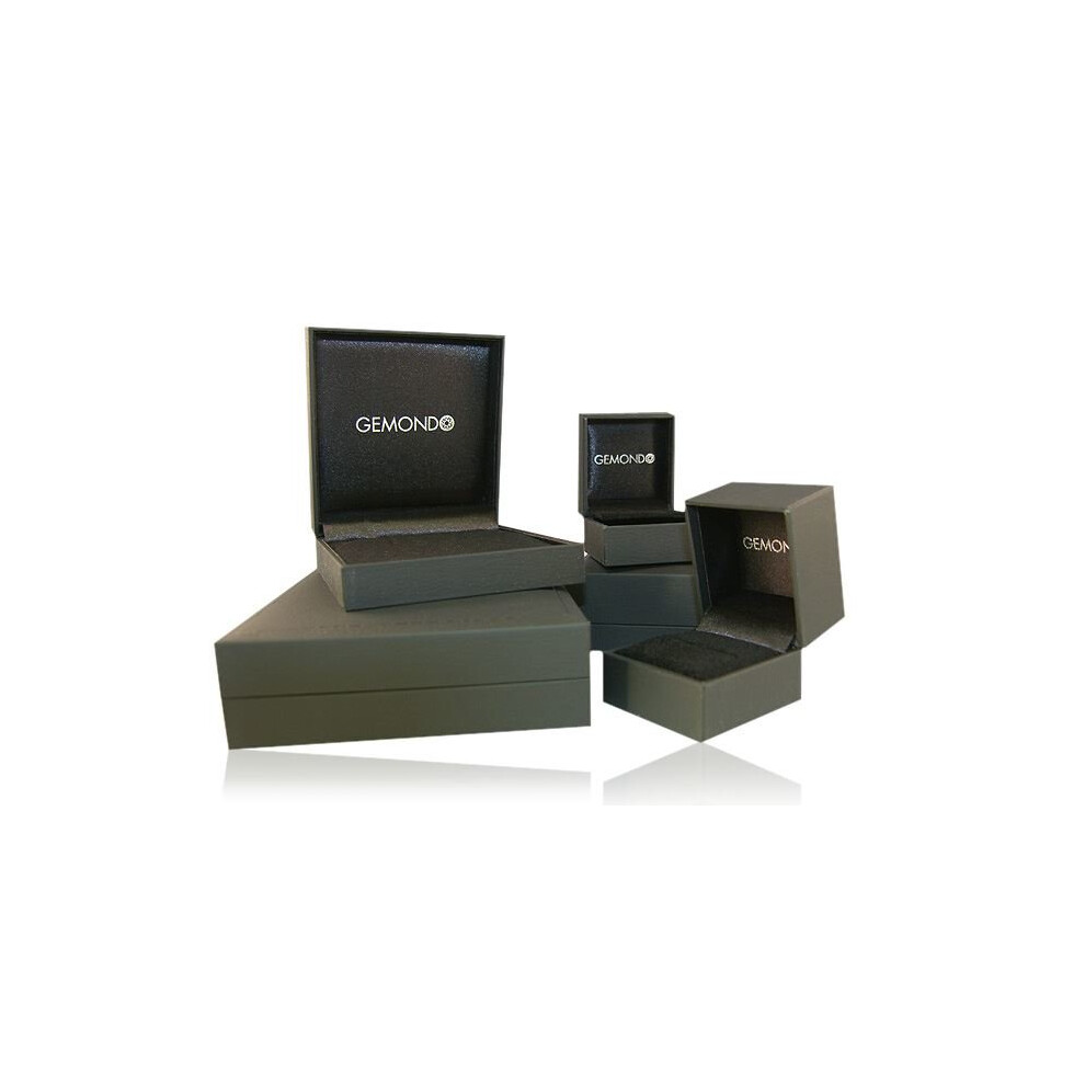 Micro Statement Amethyst Drop Earrings in Gold Plated Sterling Silver - Image 4