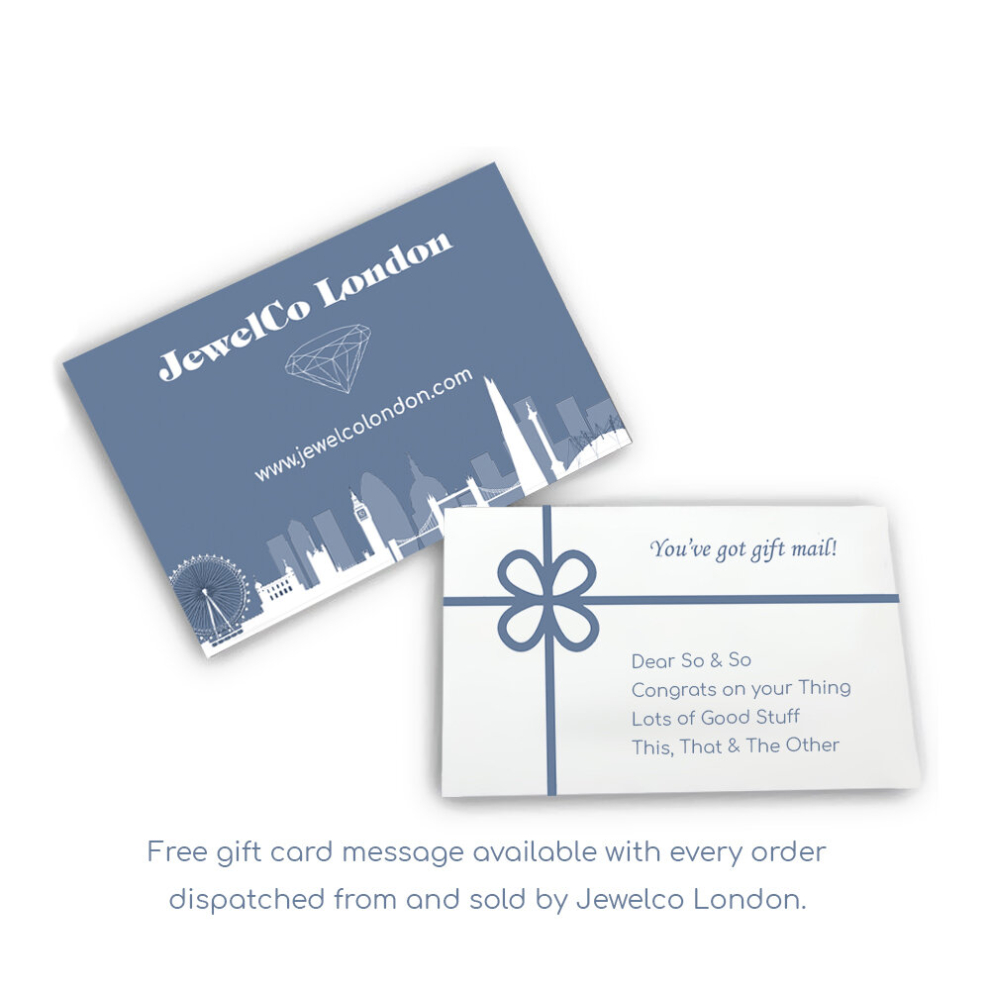 (O) Jewelco London Ladies Solid 9ct Yellow Gold White Round Brilliant Cubic Zirconia 5 Stone Eternity Ring - Image 2