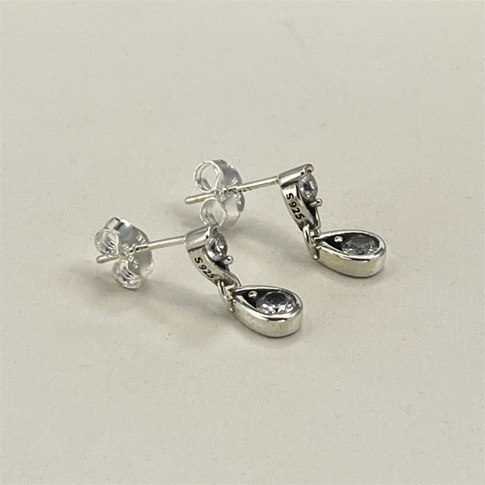 Pandora Brilliance Double Lab-Created 0.50 Ct Tw Diamond Drop Earrings - Image 3