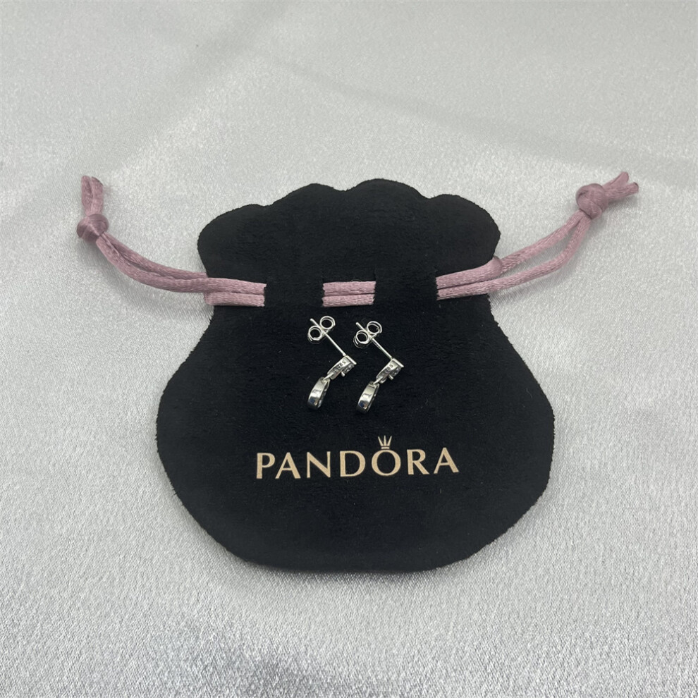 Pandora Brilliance Double Lab-Created 0.50 Ct Tw Diamond Drop Earrings - Image 4
