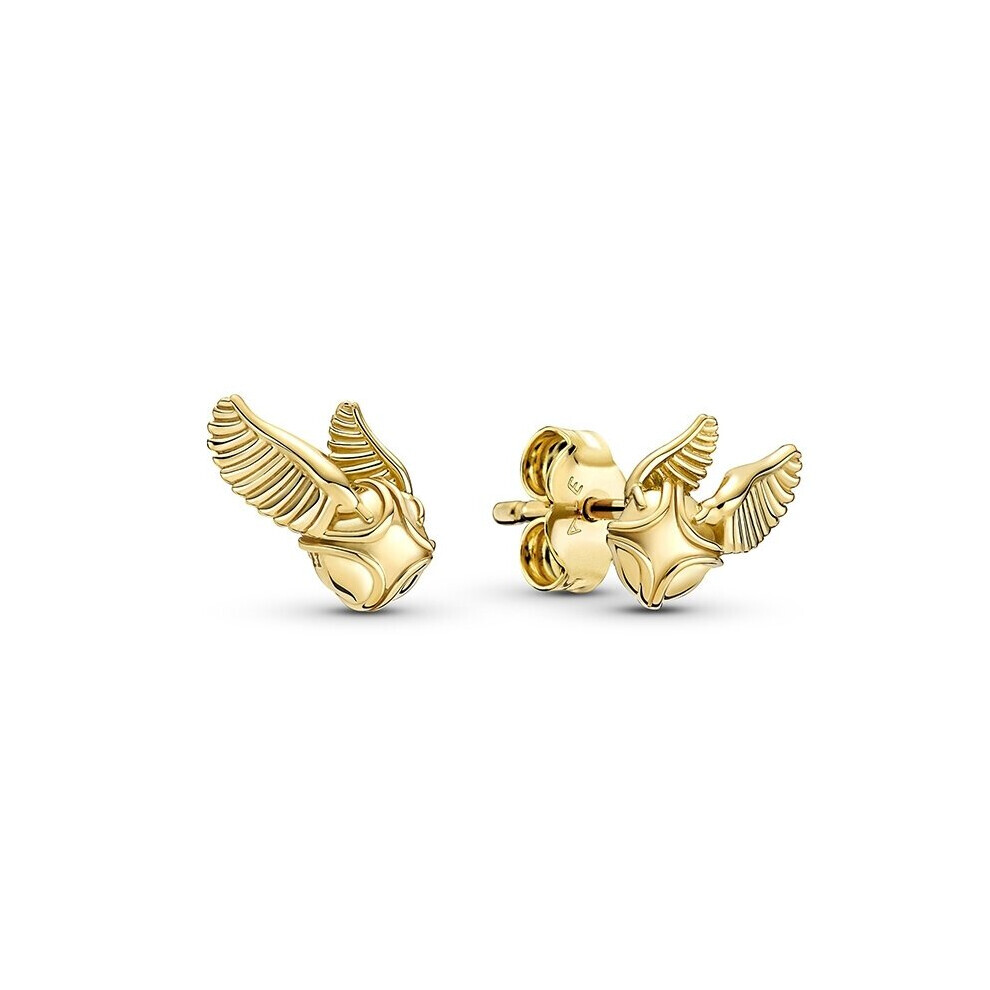 Pandora Harry Potter Golden Snitch Earrings 260025C00