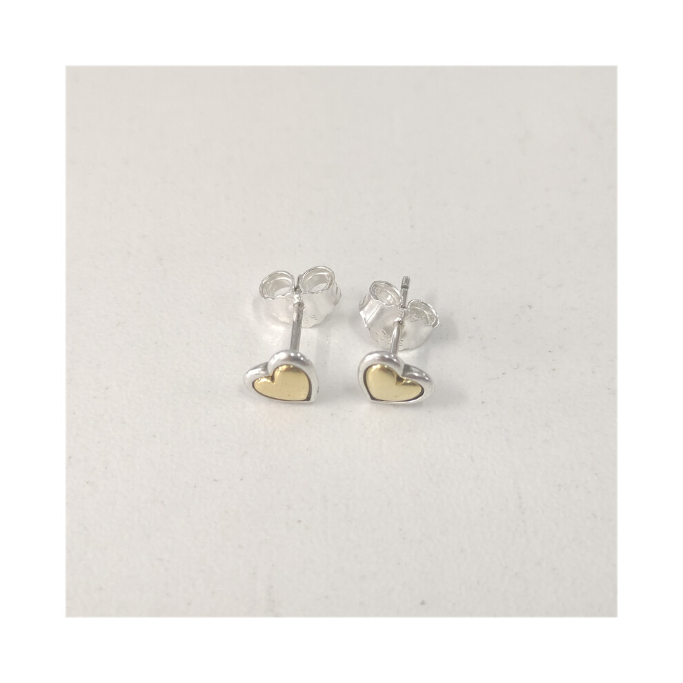 PANDORA Schmuck Damen-Ohrringe Ohrstecker Gewölbtes Goldherz - Image 2