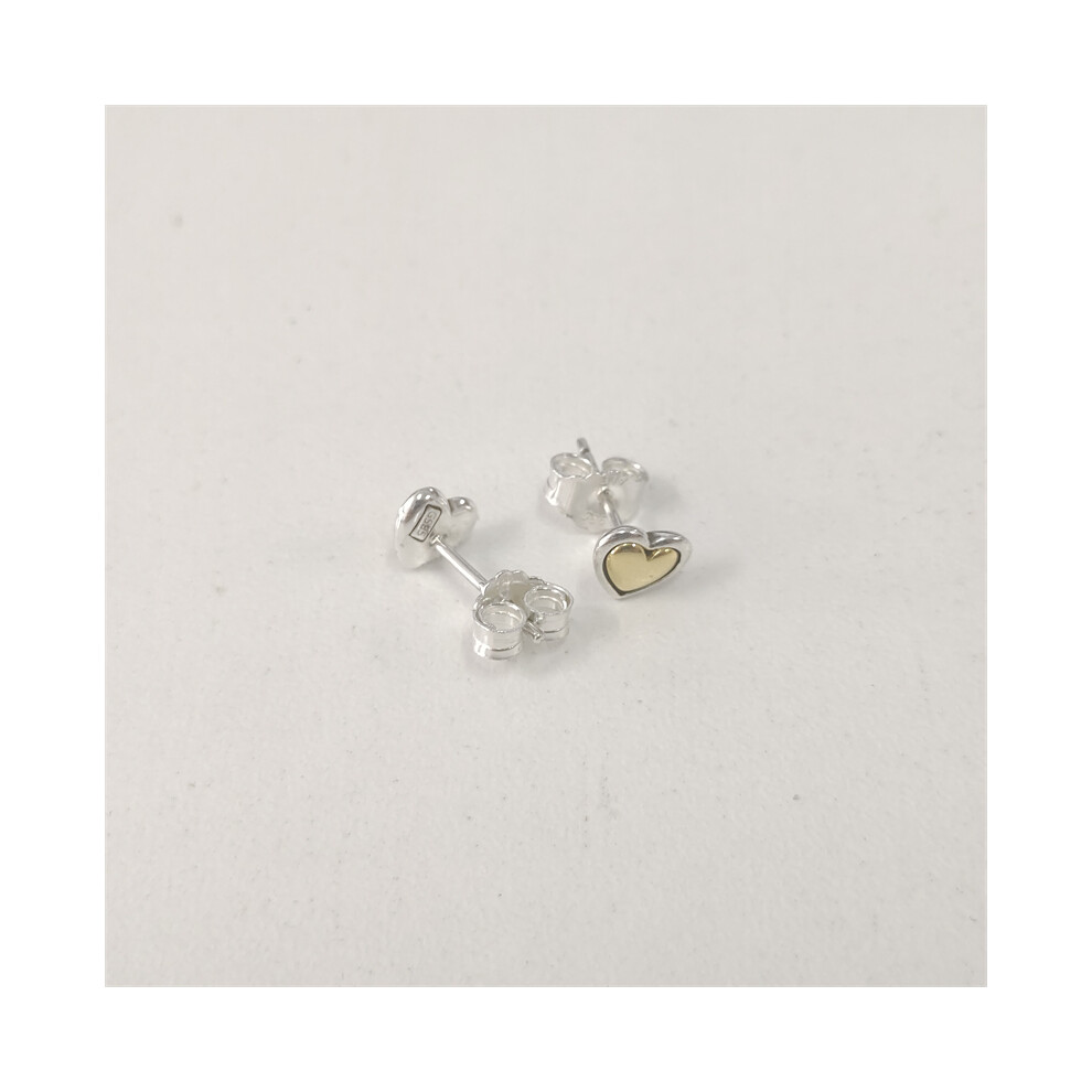 PANDORA Schmuck Damen-Ohrringe Ohrstecker Gewölbtes Goldherz - Image 3