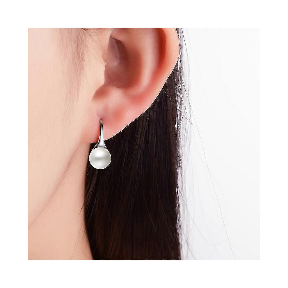 Pearl Earrings for Women, Hook Earrings - Image 3