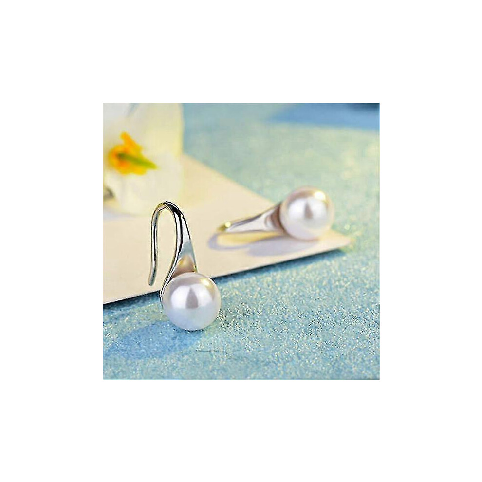 Pearl Earrings for Women, Hook Earrings - Image 4