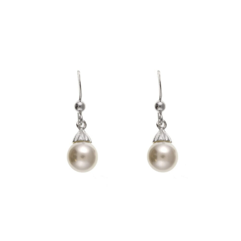 Pearl Earrings Sterling Silver Drop Drops Dangle