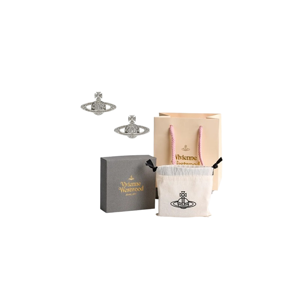 Saturn Earrings inspired Vivienne Westwood earrings Saturn stud earrings gift set